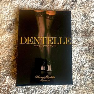 Honey Birdette Dentelle Black Stay Up Stockings